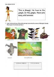 disneys magic english wild animals 3: jungle book