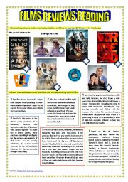 FILM REVIEWS READING + ACTIVITIES + KEY FOR TEACHERS