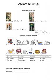 English Worksheet: Wallace and Gromit, The Wrong Trousers