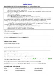 English Worksheet: Reading Activity extract from the book Dr Jekyll and Mr Hyde 