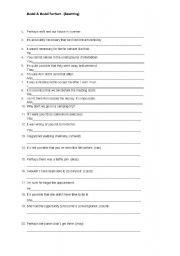 English Worksheet: Modal verbs