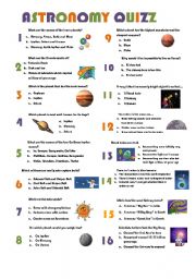 astronomy terms in spanish