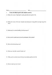 English worksheet: Grammar Pop Quiz