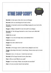 Free Printable Stone Soup For Reading Comprehension / Stone Soup