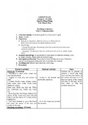 English worksheet: Unit 9 - English 10. Undersea world