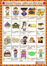English Worksheet: PERSONAL PRONOUNS - SUBJECT & OBJECT FORMS