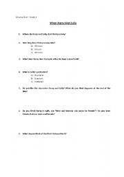 English worksheet: When Harry Met Sally