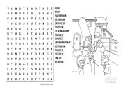 English Worksheet: Family and Houses Parts