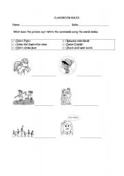 English Worksheet: imperatives