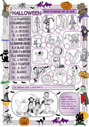 Elementary Vocabulary Series16 - Halloween
