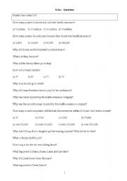 Detailed Questions for Sicko