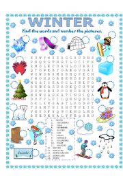 WORD SEARCH (WINTER)