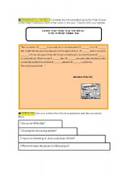English worksheet: Adam and his parents