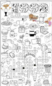 food crossword 1
