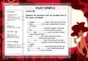 English Worksheet: PAST SIMPLE - for the beginners TENSES PART 5