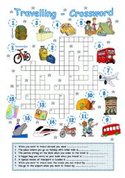 Travelling 2 - Crossword