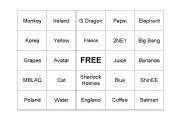 English Worksheet: Review Bingo