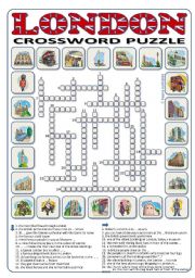 London Crossword Puzzle 24 words