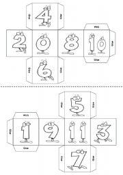 Numbers (1-90) DICE - 