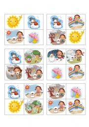 weather bingo - 24 cards