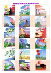 Country cards