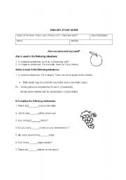 English Worksheet: Some- any/ there is-there are.