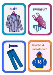 Clothes Flashcards 4-5