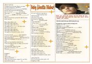 One time - Justin Bieber - ESL worksheet by Mila Pires
