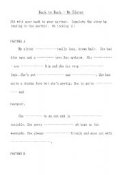 English Worksheet: Family