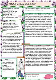 English Worksheet: clothes poems