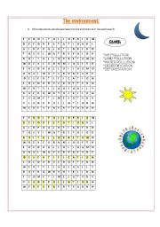 English worksheet: The Environment