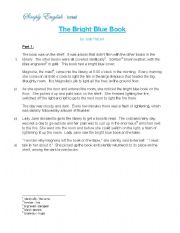 The Bright Blue Book - Reading comprehension