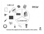 English worksheet: classroom vocabulary