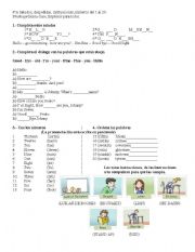 English Worksheet: Language at School