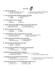 English Worksheet: Paper Clips