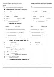 English Worksheet: an, a, arent, isnt exam