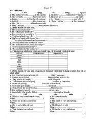 English Worksheet: the present tense