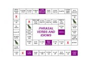 Phrasal verbs - Board game