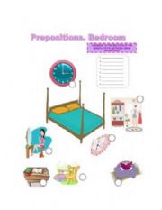 English Worksheet: parts of the bedroom