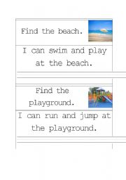 English worksheet: Find the Beach
