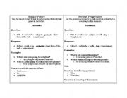 English worksheet: Basic Tenses