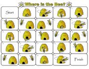 Where is the Bee Preposition Dominoes and Memory Cards Part 3 of 3