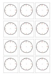 telling the time clocks esl worksheet by bandb