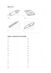 English Worksheet: what is it?