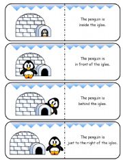 Where is the Penguin Preposition Dominoes and Memory Cards Part 1 of 2  (With Poster and Poem)