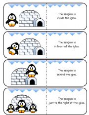 Where is the Penguin Preposition Dominoes and Memory Cards Part 2 of 2 (With Poster and Poem)
