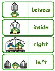 Where is the Bird Preposition Dominoes and Memory Cards 2 of 2 (With Poster,  Poem and Drawing Activity)