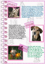 FACTS ABOUT ANIMALS 2 (domestic animals 1)