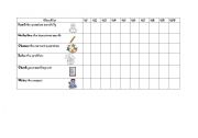 English Worksheet: Word Problems checklist