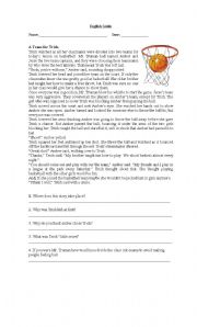 basketball reading comprehension